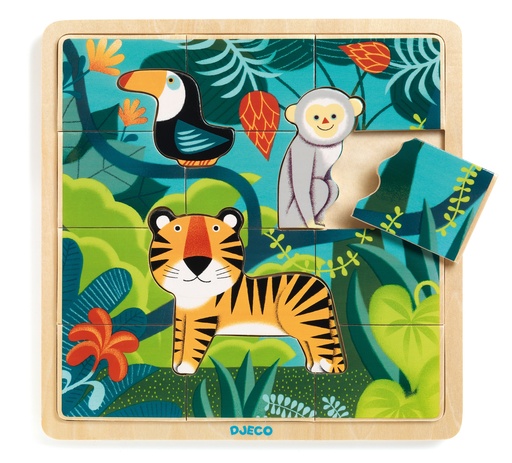 [DJE_DJ01810] Puzzlo Puzzlo Jungle Djeco