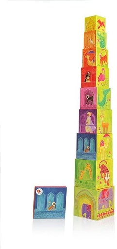 [EGM_570107] Pyramide Cubes India (15 X 15 X 15 cm) Egmont toys