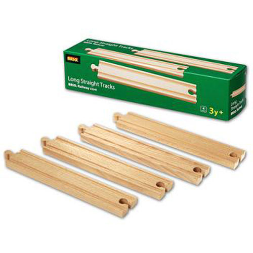 [BRI_33341000] Rails Droits Longs Brio