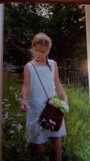 [VAH_317] Robe Louise coton blanche 4-10 ans VAH