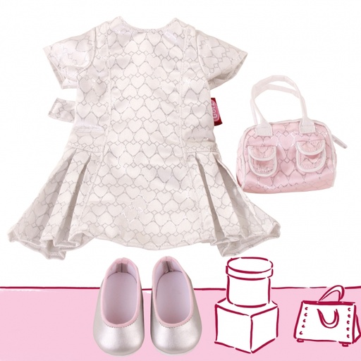 [GOT_3402299] Robe brillante glamour 50 cm Götz