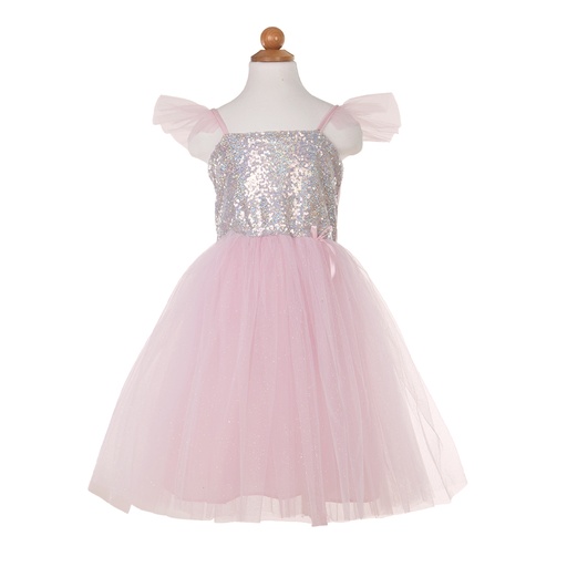 [GRP_32367] Robe de princesse sequins chatoyants / 7-8 ans