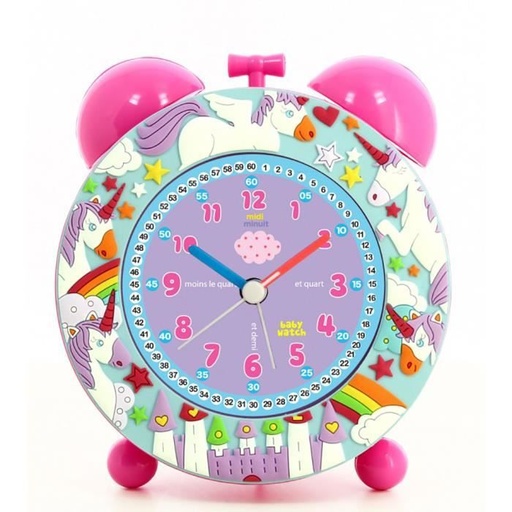 [AXE_606306] Réveil Licorne (Baby Watch)
