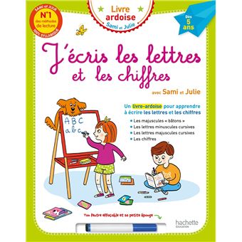 [DIL_9782017076056] Sami Et Julie Ardoise J'Écris Les Lettres Et Les Chiffres