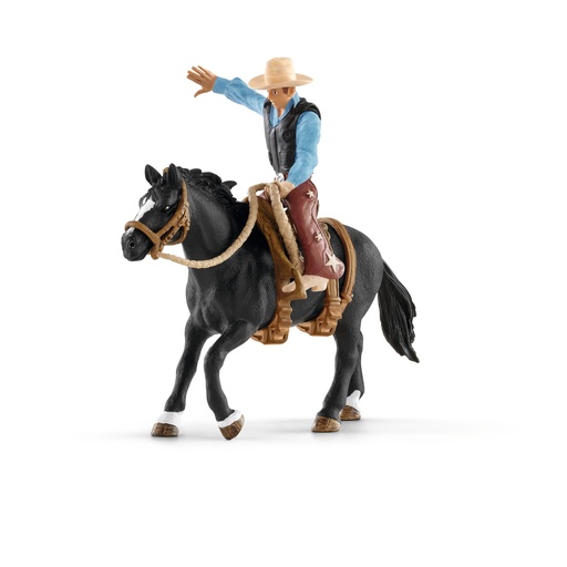 [SCH_41416] Selle Western Avec Un Cowboy (Farm World Schleich)
