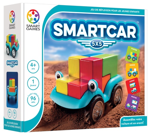 [SMA_SG 018] SmartCar 5x5 - 96 défis pré-scolaires Smart Games