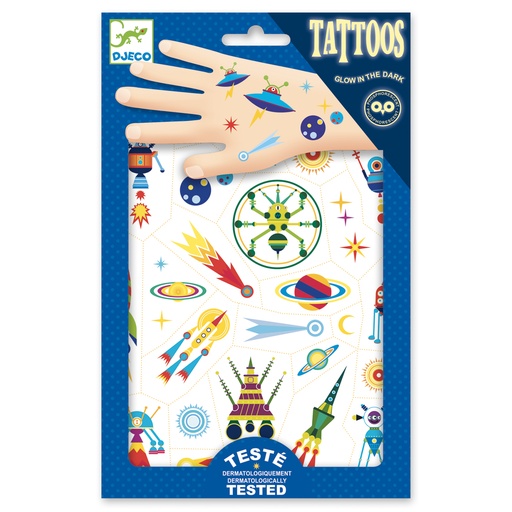 [DJE_DJ09590] Tatouages Space oddity Djeco