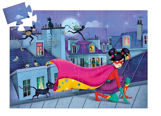 [DJE_DJ07226] Puzzles silhouettes Super Star - 36 pcs Djeco