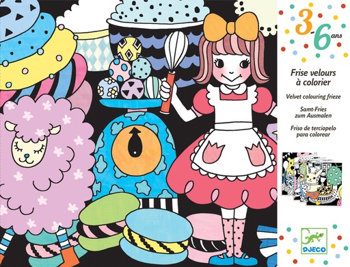 [DJE_DJ09625] Sweet parade (Coloriage Velours Djeco)