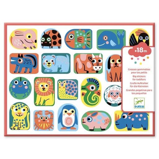 [DJE_DJ09088] Stickers des petits  Tous en forme Djeco