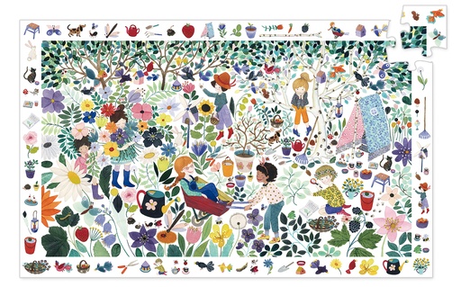 [DJE_DJ07512] Puzzles observation Jeux au jardin - 100 pcs Djeco