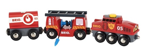 [BRI_33844] Train Des Pompiers BRIO (3 ans +)