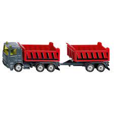 [SCA_S1685] Truck with dumper body and tipping trailer
