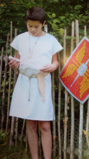 [VAH_315] Tunique romaine Spartacus 5-10 ans VAH