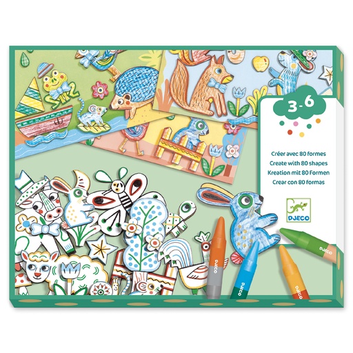 [DJE_DJ08997] Dessin des petits Un monde à créer, animaux Djeco