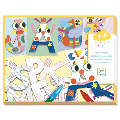 [DJE_DJ08998] Dessin des petits Un monde à créer, lettres Djeco