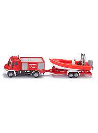 [SCA_S1636] Unimog Feuerwehr mit Boot