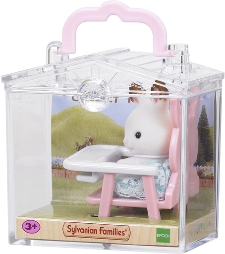 [SYL_5197] Valisette bébé lapin et chaise bébé (Sylvanian Families)