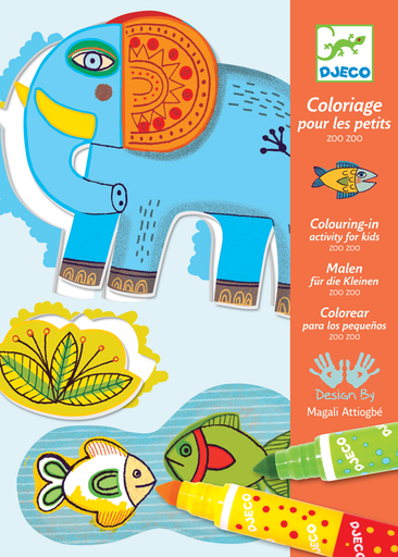 [DJE_DJ08990] Zoo Zoo (Coloriage Pour Les Petits Djeco)