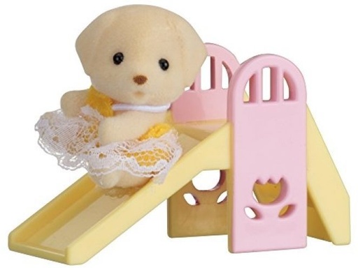 [SYL_5204] Valisette bébé chien et toboggan (Sylvanian Families)