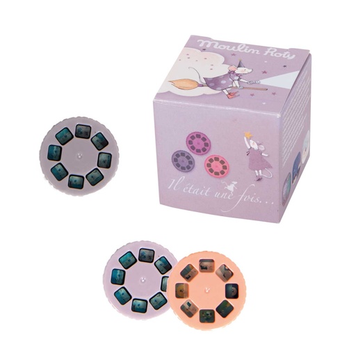 [MOU_664364] Boite de 3 disques pour lampe à histoires il était une fois