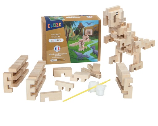 [CLZ_MTR041BL] Jeu de construction aventure - T-rex Cloze