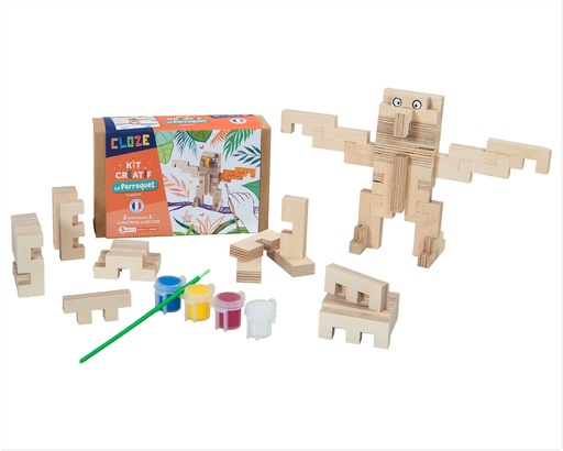 [CLZ_JBKPEMBL] Jeu de construction créatif Perroquet Cloze