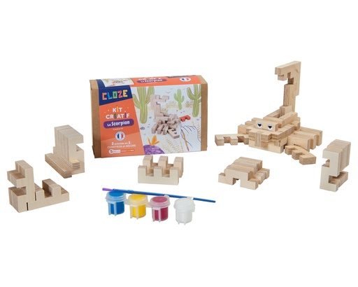 [CLZ_JBKSCMBL] Jeu de construction créatif scorpion Cloze