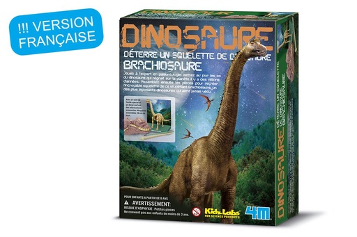 [DAM_5663237] 4M Kidzlabs: DETERRE-TON-DINOSAURE (Brachiosaure) / EMBALLAGE  F R A N C A I S, 