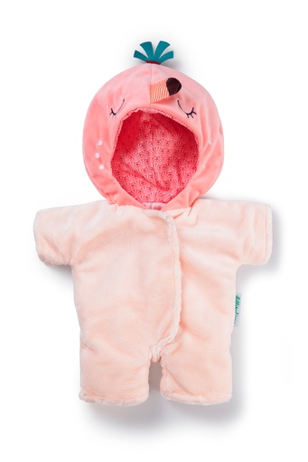 [LIL_83207] Anaïs Combinaison flamant rose pour poupon 36 cm