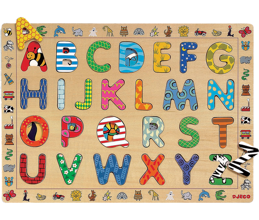 [DJE_DJ01800] Puzzles éducatif bois ABC Djeco
