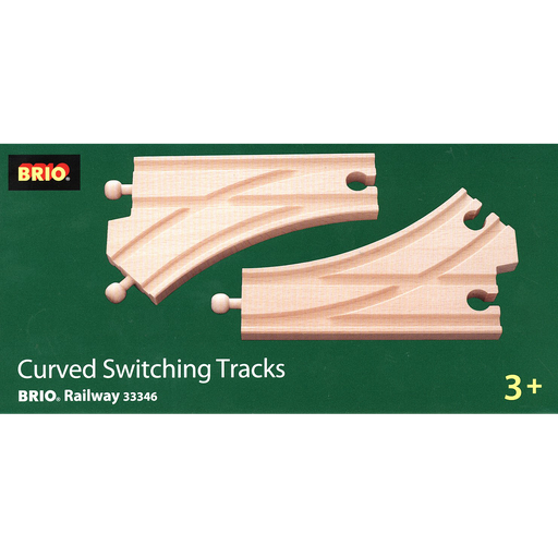 [BRI_33346000] Aiguillages Courbes - 144 mm Brio