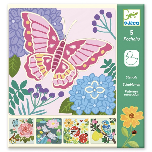 [DJE_DJ08816] Pochoirs Ailes du jardin Djeco
