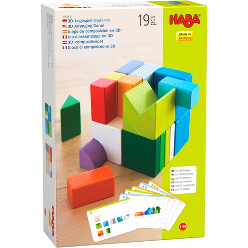 [HAB_1305463001] Jeu d’assemblage en 3D Cubes Mix