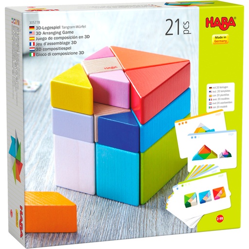 [HAB_1305778001] Jeu d’assemblage en 3D Tangram cube
