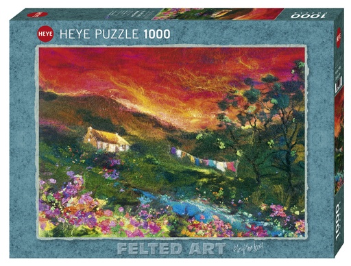 [MER_29916] Puzzle 1000p Washing line Heye