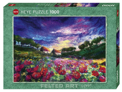 [MER_29917] Puzzle 1000p Sundown Poppies Heye