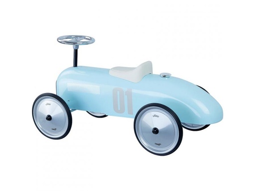 [1124] Porteur voiture vintage bleu tendre (Vilac)
