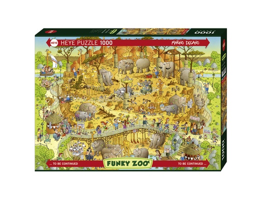 [MER_29639] Puzzle 1000p African habitat Heye