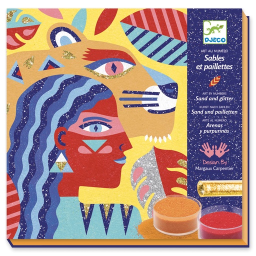 [DJE_DJ08633] Sables colorés Animal totem Djeco