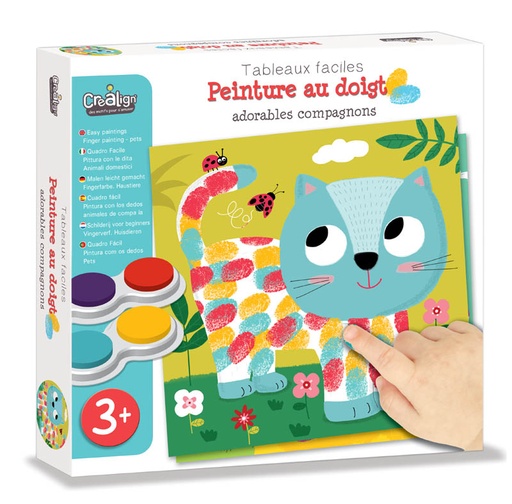 [CRE_CL160] Peinture à doigt Adorables compagnons Crealign