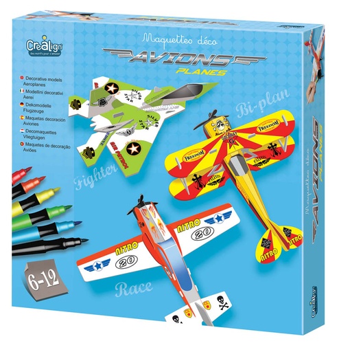 [CRE_CL118] Maquette deco Avions Crealign