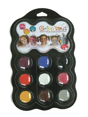 [PUP_GT41428] Palette 9 couleurs Zoo Grim'tout