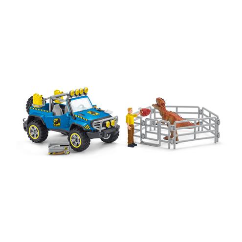 [SCH_41464] Voiture tout-terrain avec avant-poste dino, Schleich