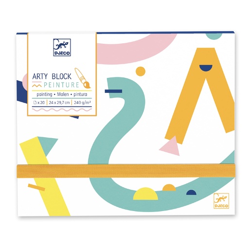 [DJE_DJ08787] Les couleurs - Pour les grands Arty block - Peinture Djeco