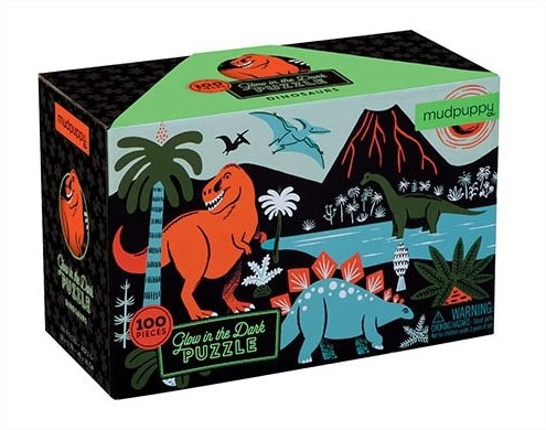 [BER_354572] Glow in the dark puzzle - Dinosaure 100 pcs