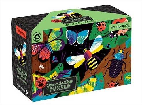 [BER_356370] Glow in the dark puzzle - Insectes 100 pcs