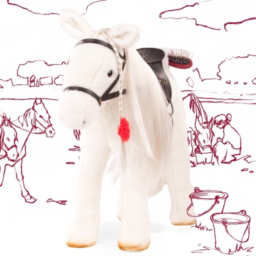 [GOT_3403087] Cheval à coiffer Lipizzan, 52 cm (Götz)