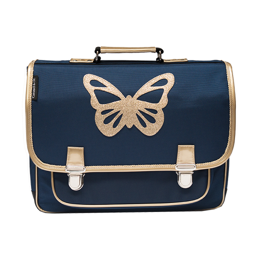 [CAR_LSA06_0204] Cartable GM papillon bleu Caramel & Cie