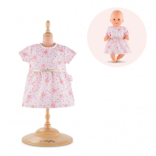 [COR_FPP31] Robe Rose pour poupon 30cm Corolle